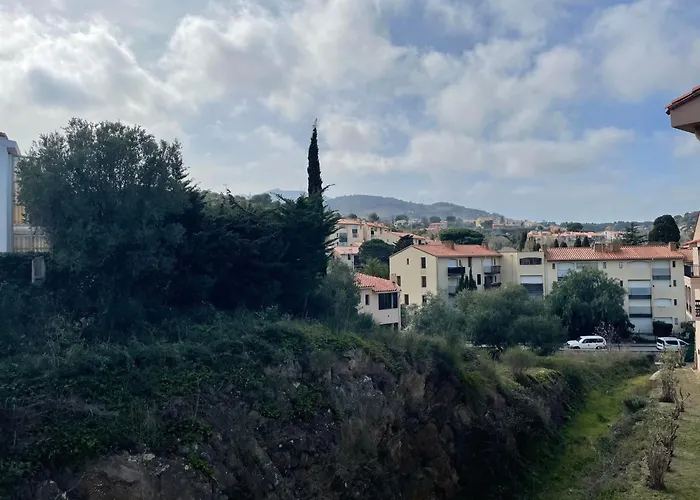 4pa44 Avec Piscine Et Parking Lejlighed Collioure
